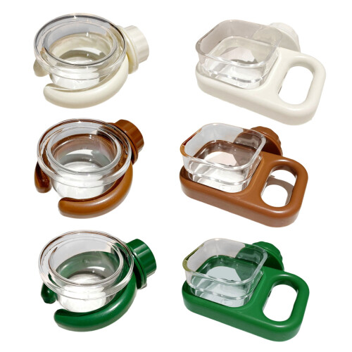 Bird Feeder Bowl with Secure Clip Clear Plastic for Small 1