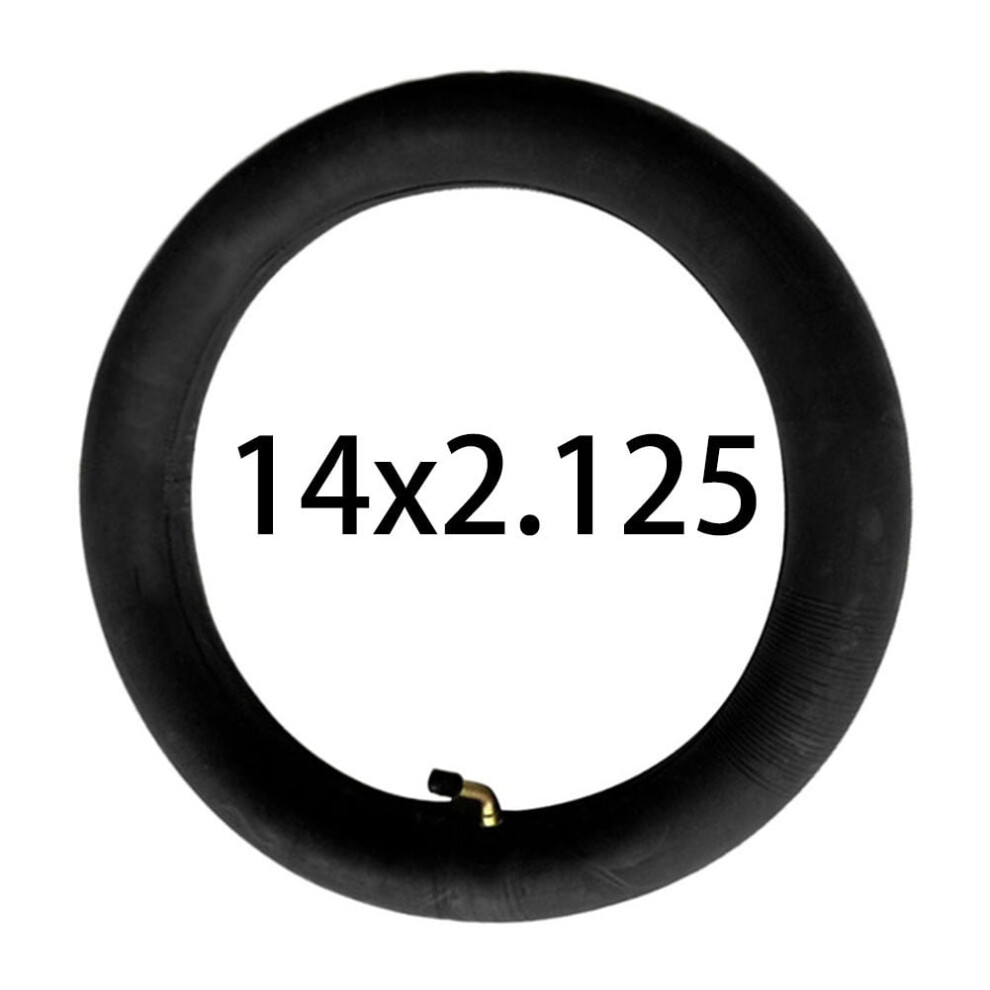 Butyl Rubber Inner Tube 14X2.125/2.50 With Bent Valve Stem 971050536545