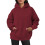 Women's Soft Casual Hooded Sweatshirt Lightweight Pullover 3