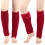 Beenwarmers, zacht, dik, dubbele warmte, wit, paar 3