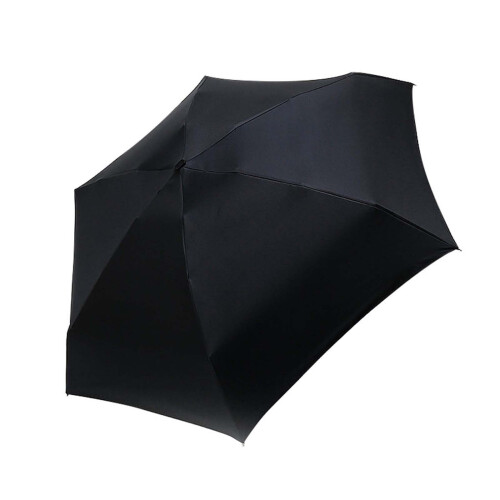 Mini parapluie compact, léger et anti-UV, noir. 1