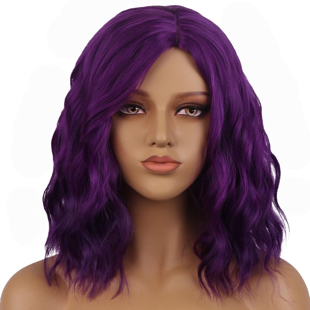 Honey Blonde Curly Bob Wig Human Hair Light Brown