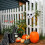 Ensemble de décoration de jardin avec sculpture de lanterne d'Halloween 6
