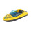 Legering motorboot model speelgoed geel 1 stuk 2