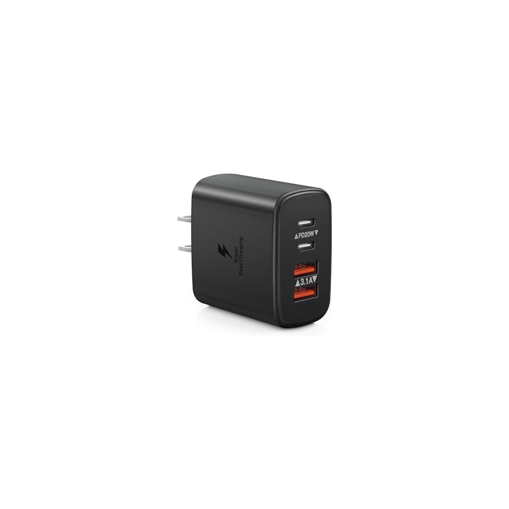 40W Usb-C Wall Charger 4-Port Pd Qc Compatible With Iphone 971050142050