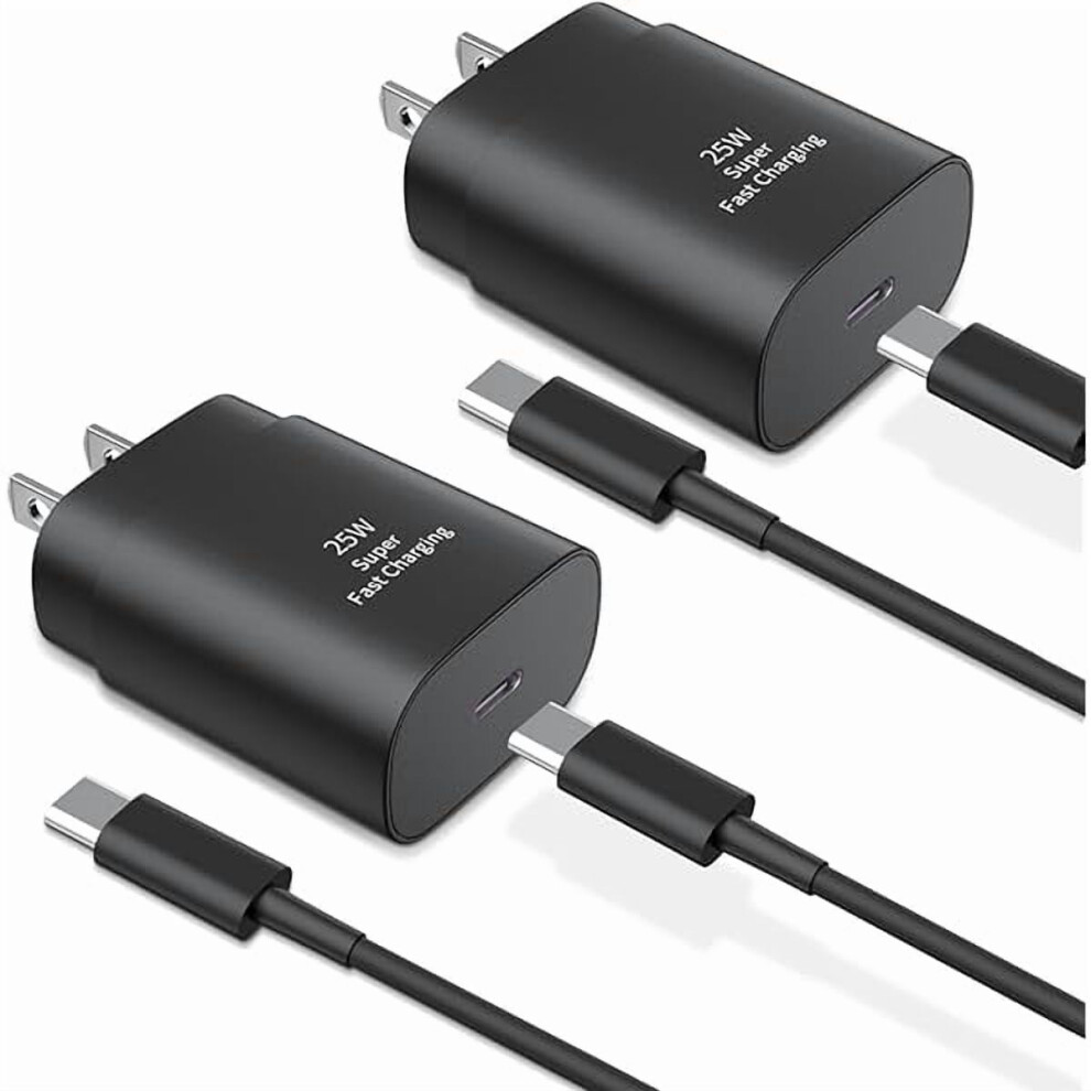 Usb-C Fast Charger 25W 2-Pack With 6Ft Cable 971050142173