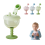 No-Spill Goblet Cup with Lid, BPA-Free Plastic, 2 Pcs 1