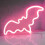 Neon-Nachtlicht-Fledermaus-LED-Betrieb über USB oder Batterie 1