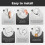 Suction Cup Hooks Vacuum Waterproof Moisture-Proof Strong 5