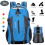 36-Liter-Wanderrucksack, Unisex, wasserdicht, blau 5