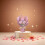 Artificial Rose Bouquet Preserved Purple 1 Pack 1