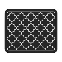Covoraș absorbant pentru mașină de cafea, izolație termică, negru
