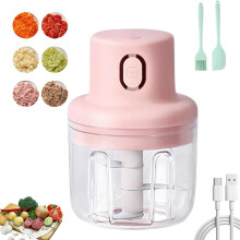 Draadloze mini-voedselhakker, USB-oplaadbaar, 250 ml