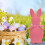 Décoration de lapin de Pâques avec nœud papillon (1 pièce) 3