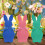 Décoration de lapin de Pâques avec nœud papillon (1 pièce) 5