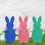 Décoration de lapin de Pâques avec nœud papillon (1 pièce) 6