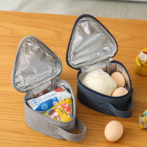 Driehoekige geïsoleerde lunchtas (Bento-formaat) Groot, 1 stuk 2