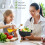 Wheat Straw Dinnerware Set Black 48 Pcs 6