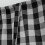Buffalo Check Tie-Up Curtains Grey White Semi-Sheer Rod 6