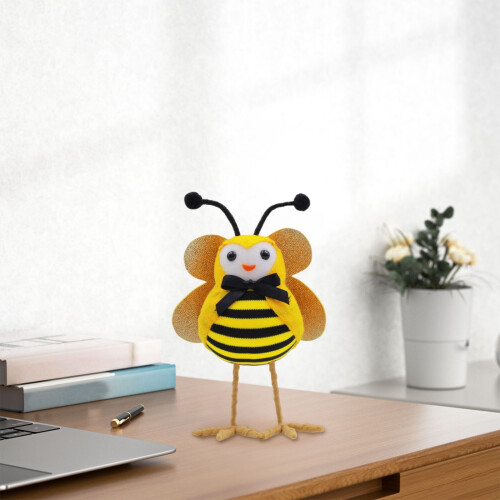 Cute Bee Gnome Figurine Insect Decorative Doll 1 Piece 2
