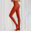 Damen-Thermo-Leggings aus rotem Samt, Größe L 2