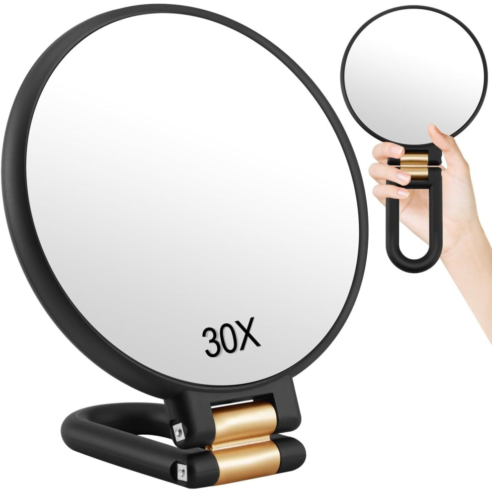 RUseeN magnifying mirror double-sided 1X/30X portable