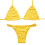 Bikini da donna senza maniche push-up imbottito a 2 pezzi 5
