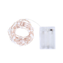 Guirlande lumineuse LED en perles artificielles 5m