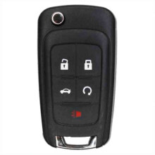 Eye4Techs Replacement Flip Key Fob for Chevrolet Malibu 2013-2016 FCC OHT01060512 Part Number 13504199 13574863 20979468 13504259 13504204