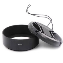 Pare-soleil métallique cylindrique 37–82 mm