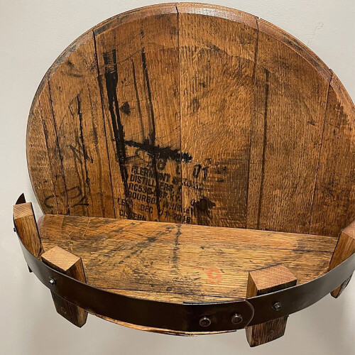 Support mural pour fût de whisky 11,81 pouces