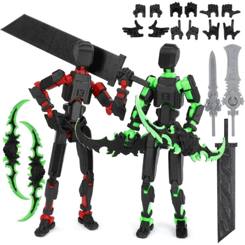 Set de păpuși mobile robot Titan, imprimate 3D
