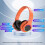 Casque supra-auriculaire X3Active à réduction de bruit active Orange 6