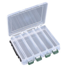 Fishing Bait Storage Case Double Deck with Removable Trays