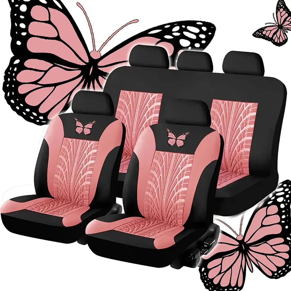 Universal Embroidered Car Seat Cover Set Breathable 962125447705