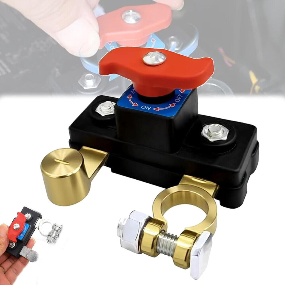 Universal Battery Disconnect Switch 12V/24V Waterproof 900223168856
