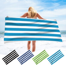 Toalha de praia de microfibra de secagem rápida e resistente à areia, 76 x 152 cm (30 x 60 polegadas).