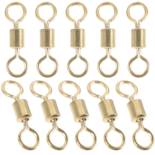 Fishing Swivels with Bearing Ring Iron 10 pcs