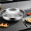 Poêle de cuisson en titane pur avec couvercle, acier inoxydable 6