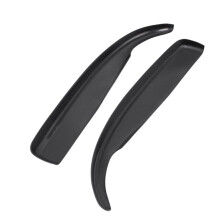 1Pair Front Headlight Eyebrow Spoiler Trim Strips for Transporter T4 Headlamp Eyebrow Cover ABS Gloss Black