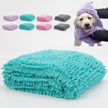 Dog Towels Microfiber Absorbent 23.6x13.8in 2PCS Blue