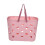 Strandtas, draagbare opbergmand, roze 1