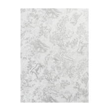 Papier do pakowania kwiatów w mini rolce, różowo-biały, 16,5 x 22,8 cala