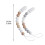 Pacifier Clips Silicone Anti-Fall Chain 24cm 2 pcs 2