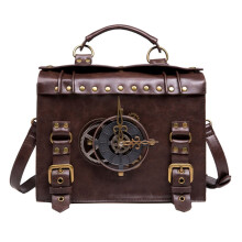 Gotisk crossbody-veske med nitter, 1 stk.