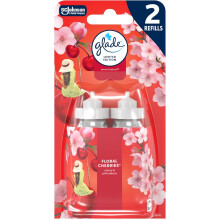 2 x Glade Sense and Spray Refill 18ml - Floral Cherries (1 x Twin Pack)
