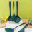 Kitchen Spoon Set Stainless Steel 5-Piece 6