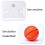 Mini panier de basket avec ballons pour usage sur table 2