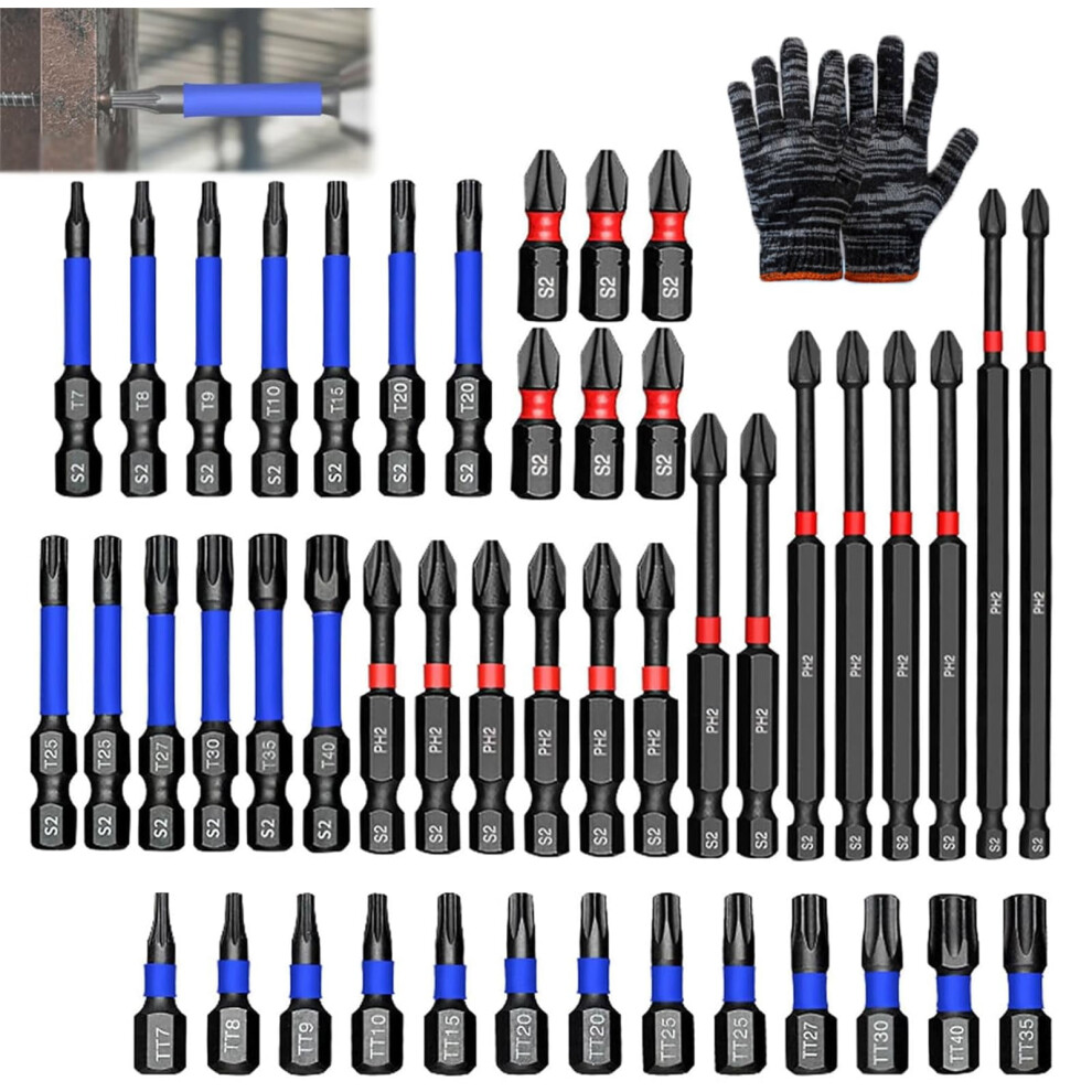 Magnetic Impact Nut Driver Bit Set With Socket Adapters 46 900223195227
