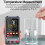 Counts USB Charge Digital Multimetro True RMS  Auto Range Test AC  Voltage Capacitance Temp Diode Ohm Hz Meter 3
